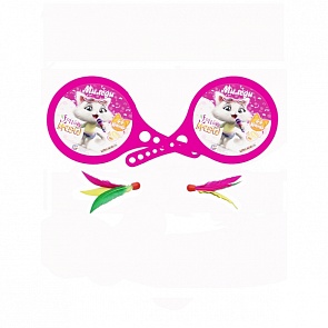 Батен: набор из 2 ракеток и воланчика, лицензия 44 котенка (БТЛ 01 МИЛЕДИ)